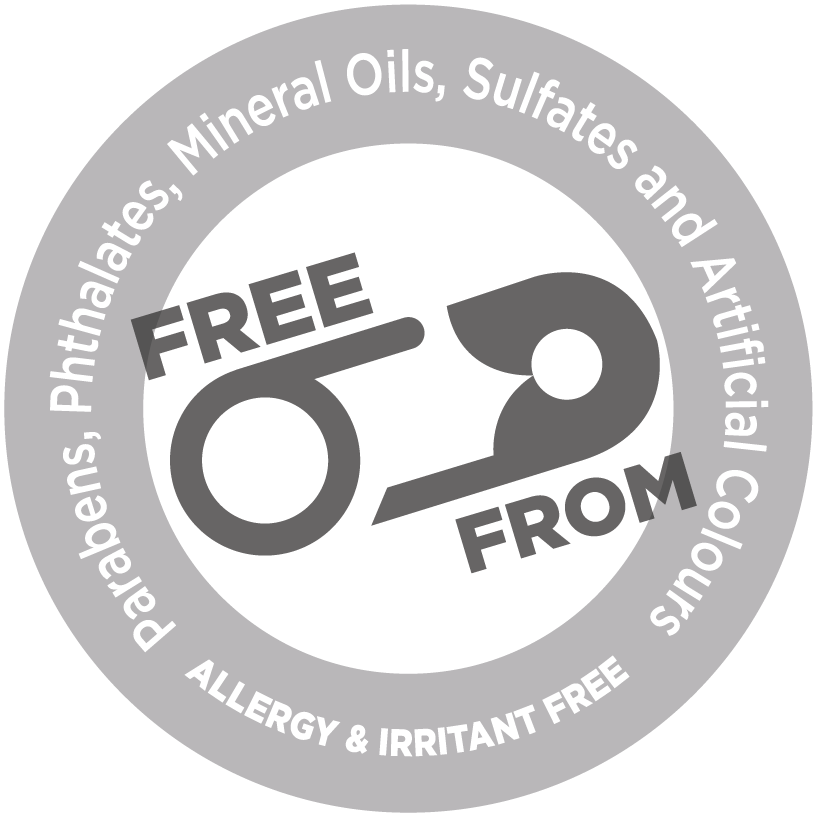 Safety Pin Seal- Free From Parabens, Mineral Oil, Sulfates, Allergens and Irritants.